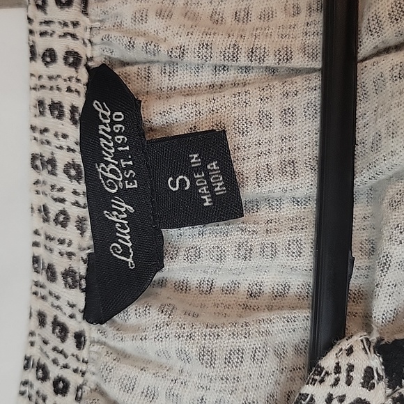 Lucky Brand Women's vintage tassel elbow sleeve top size S peasant embroidered - Picture 4 of 9